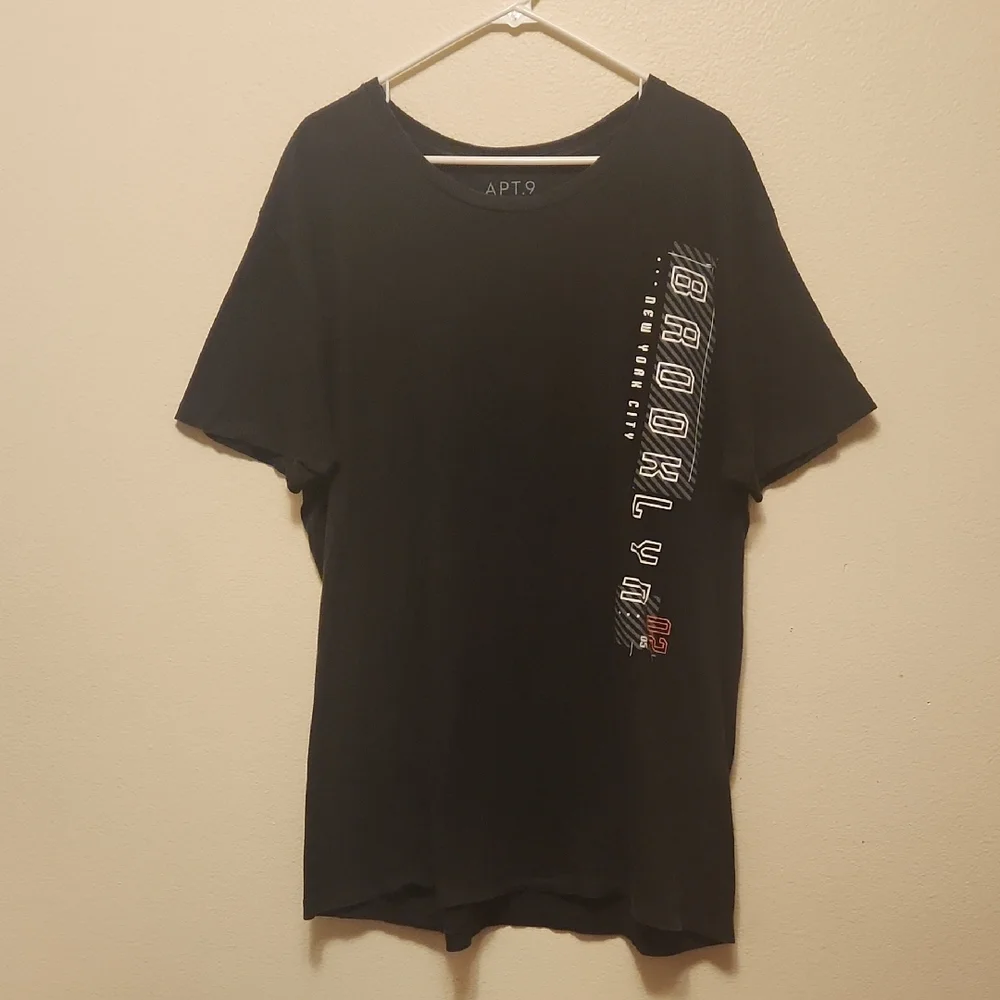 Apt. 9 Black Brooklyn New York Graphic Tee Men's Size XXL - Picture 9 of 9
